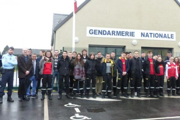 Les lycéens de Chauny en immersion chez les gendarmes