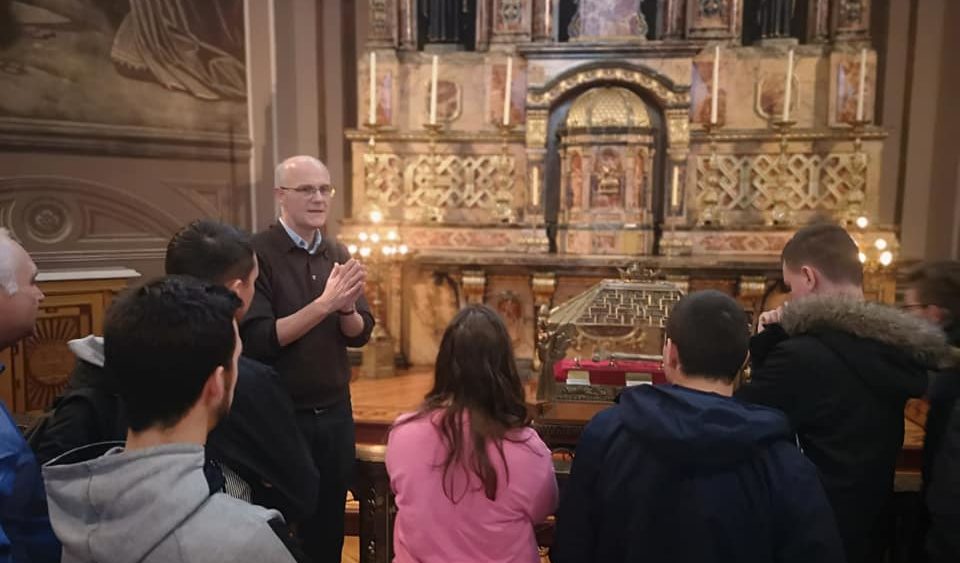 Rencontre avec le Père Jésuite John Meehan et le Père Vadnais en l'église du Gesú