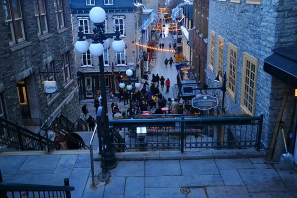 Découverte du vieux Québec en fin d'après-midi