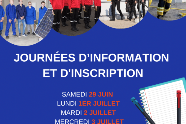 Journée d'information et d'inscription Lycée des Métiers Saint-Charles Chauny
