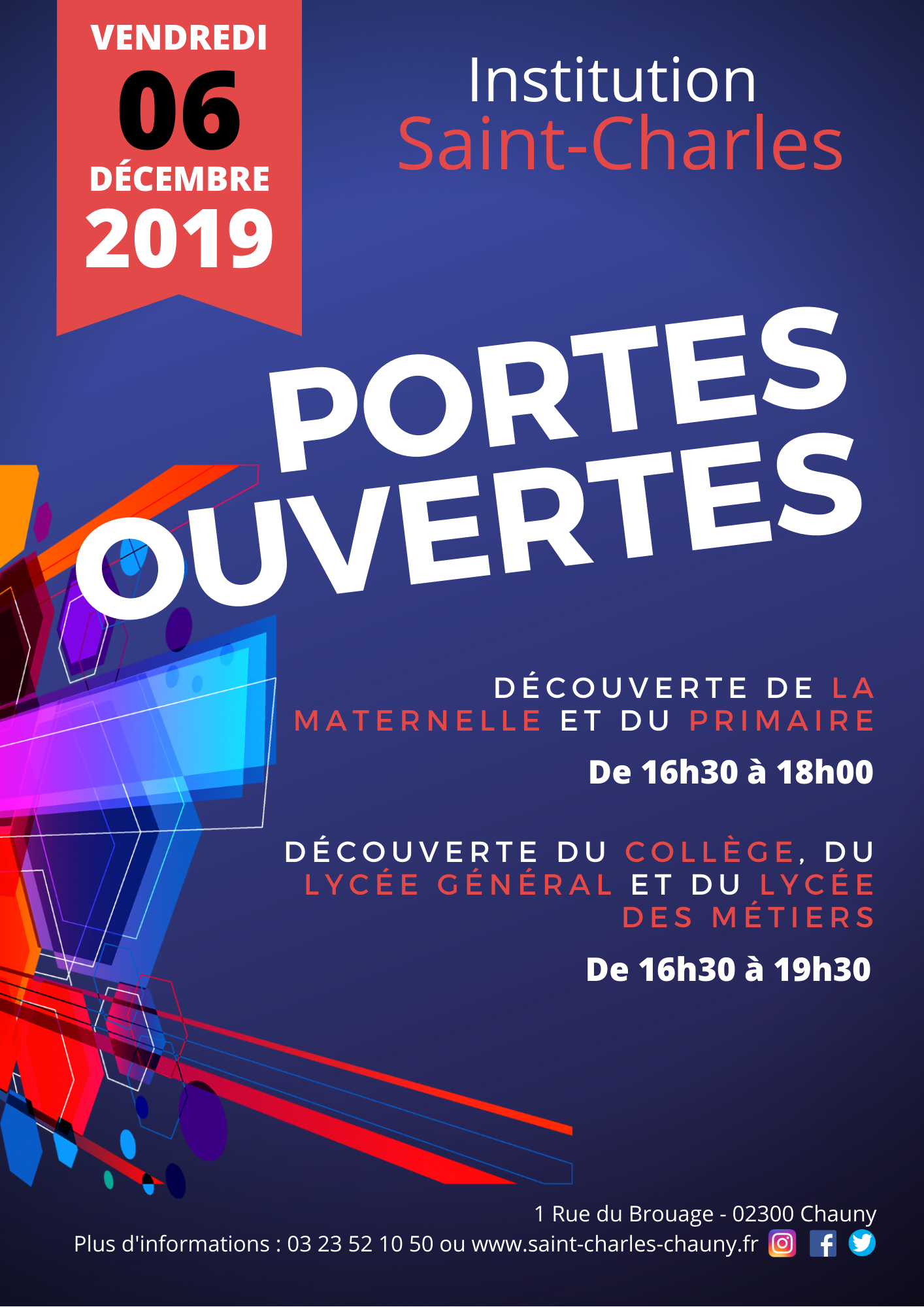 Portes Ouvertes à Saint-Charles Chauny 2019