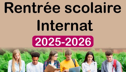 rentrée scolaire internat